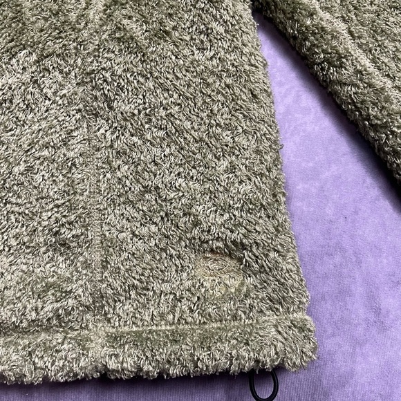 Olive Green Fleece Jacket - Picture 3 of 5